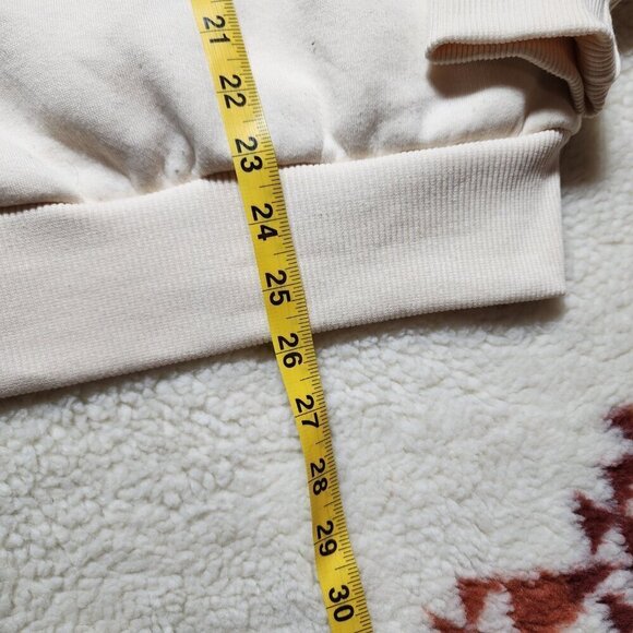 MNG Mango Knit Sweater White Cotton Long Sleeve Turtleneck Oversized Pullover - Picture 8 of 8